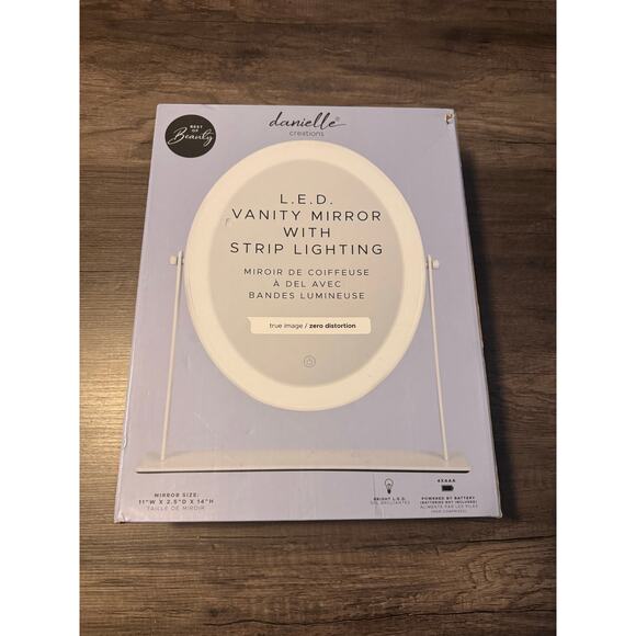 L.E.D. Vanity mirror with strip lighting true image / zero distortion - Picture 2 of 5